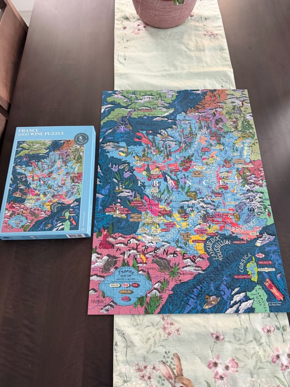 France Water & Wine Puzzle 1,000 piece